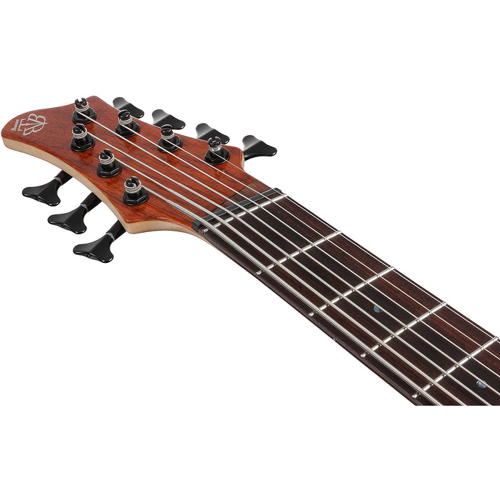 BTB7MS 7-String Multiscale Electric Bass Guitar, Right, Natural Mocha Low Gloss