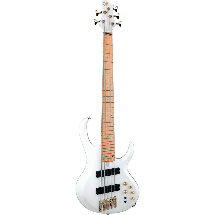 BTB605MLM 5-String Multiscale Solidbody Bass Guitar, Right, Pearl White Matte