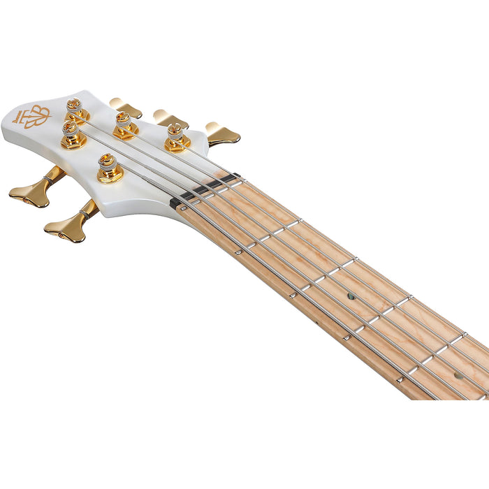 BTB605MLM 5-String Multiscale Solidbody Bass Guitar, Right, Pearl White Matte