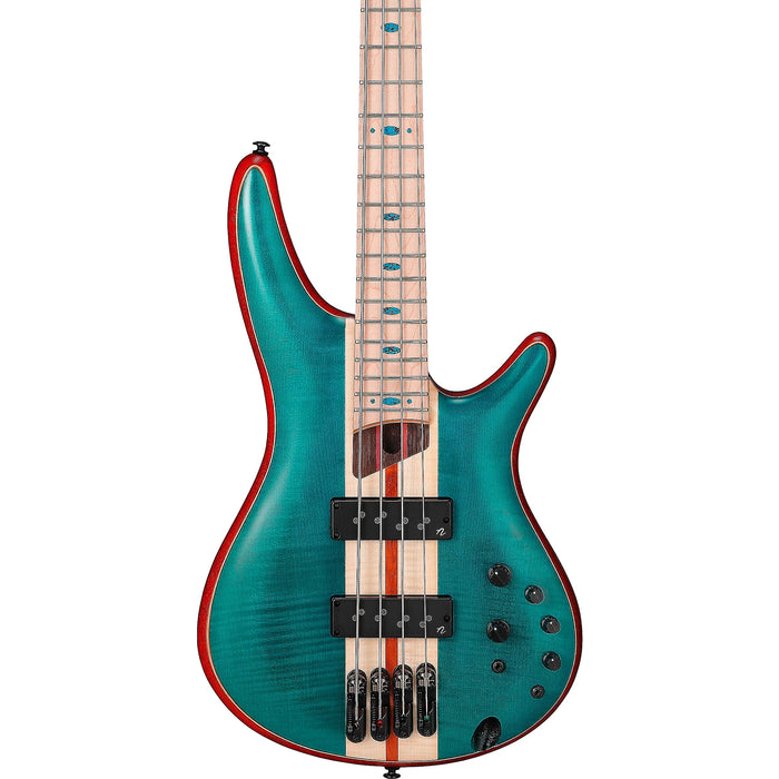 Premium SR1420B 4-String Solidbody Bass Guitar, Right, Caribbean Green Low Gloss