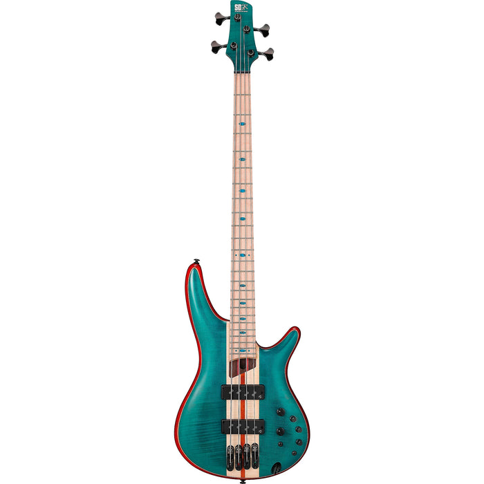 Premium SR1420B 4-String Solidbody Bass Guitar, Right, Caribbean Green Low Gloss