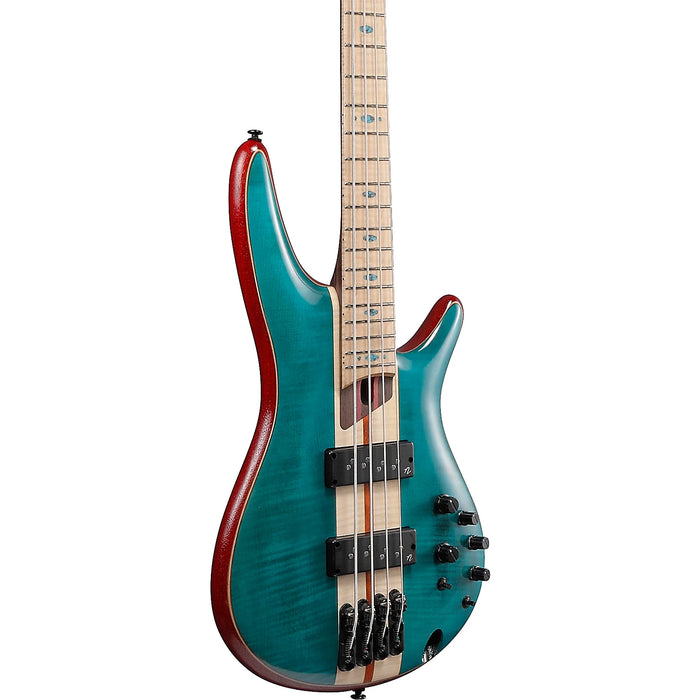 Premium SR1420B 4-String Solidbody Bass Guitar, Right, Caribbean Green Low Gloss