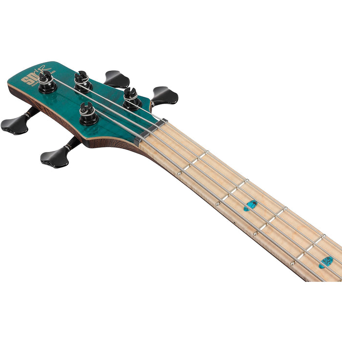 Premium SR1420B 4-String Solidbody Bass Guitar, Right, Caribbean Green Low Gloss