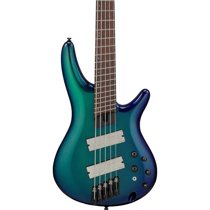 SRMS725 5-String Multi Scale Electric Bass Guitar, Right-Handed, Blue Chameleon