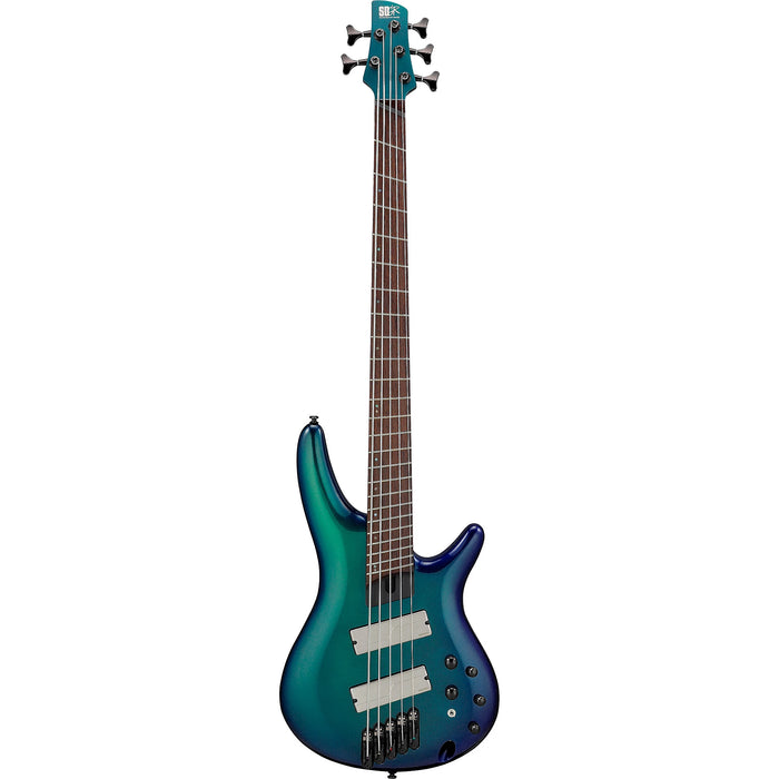 SRMS725 5-String Multi Scale Electric Bass Guitar, Right-Handed, Blue Chameleon