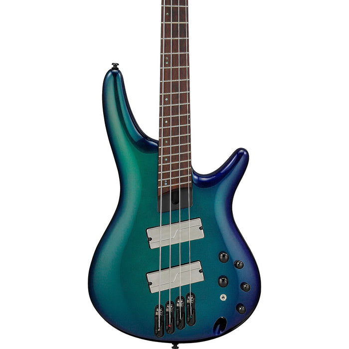 SRMS720 4-String Multiscale Solidbody Bass Guitar, Right-Handed, Blue Chameleon