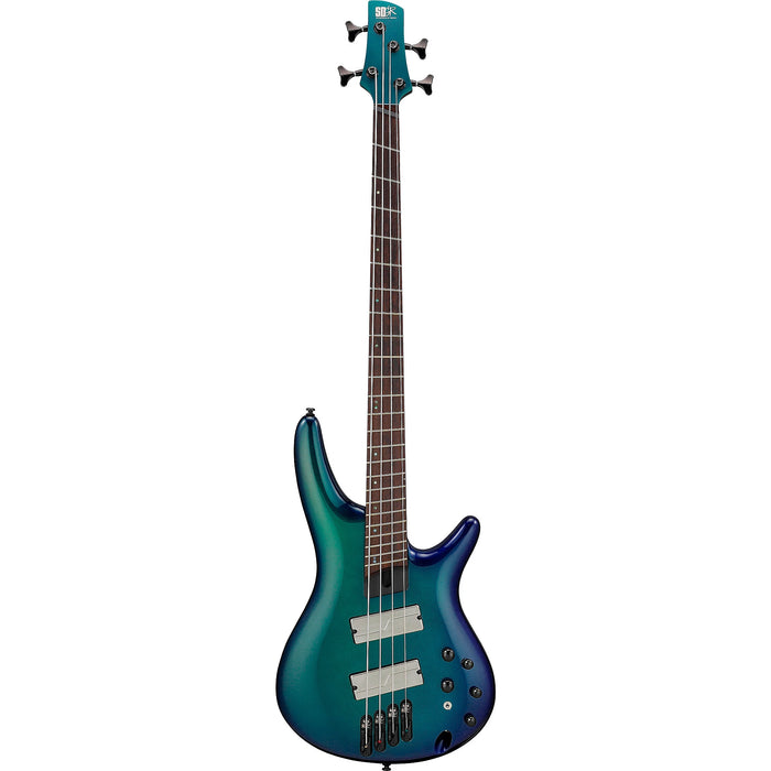 SRMS720 4-String Multiscale Solidbody Bass Guitar, Right-Handed, Blue Chameleon