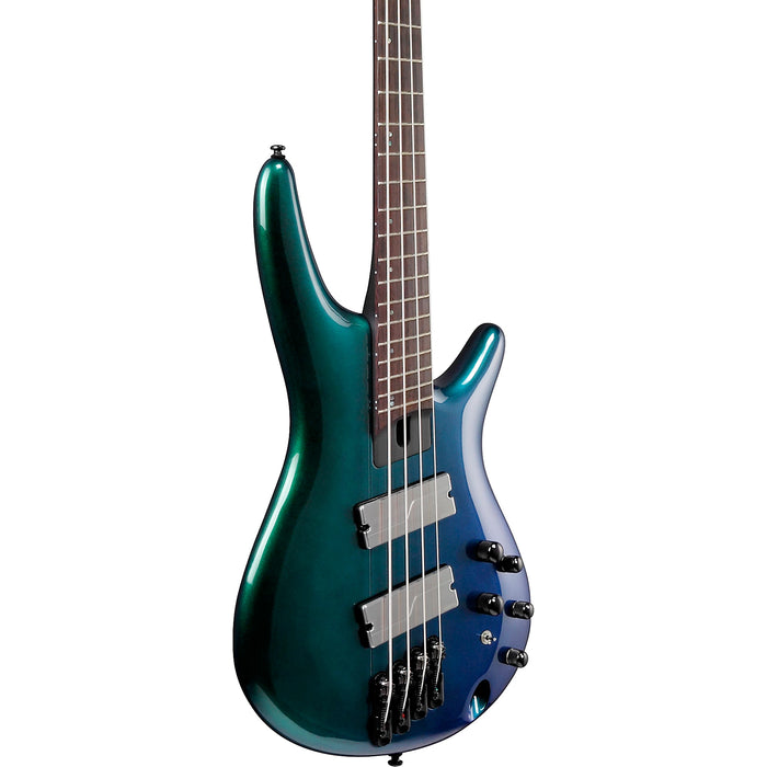 SRMS720 4-String Multiscale Solidbody Bass Guitar, Right-Handed, Blue Chameleon