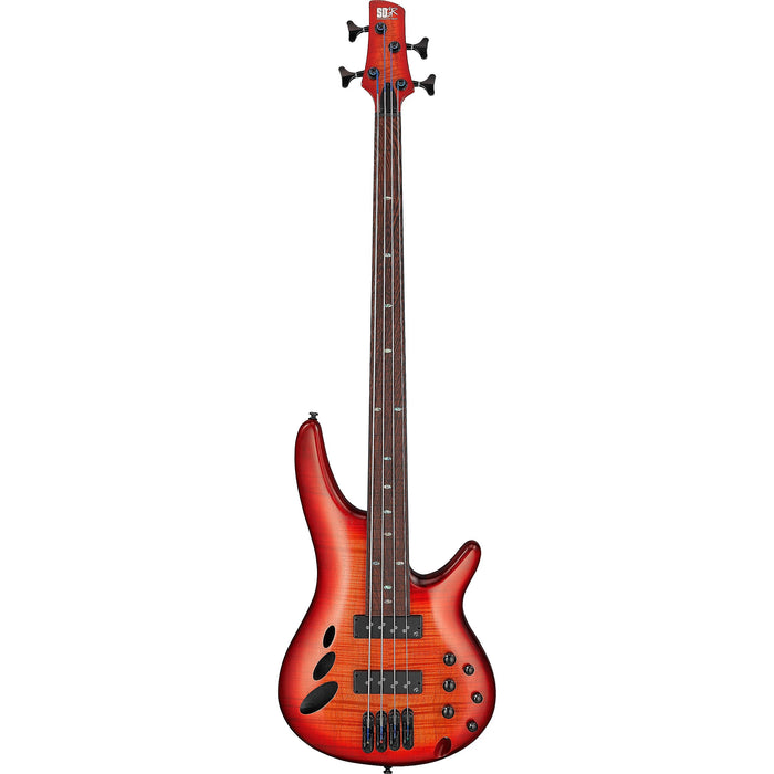 SRD900F 4-String Solidbody Bass Guitar, Right, Brown Topaz Burst Low Gloss