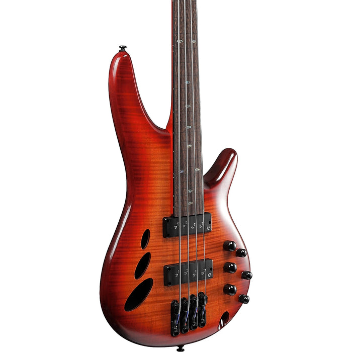 SRD900F 4-String Solidbody Bass Guitar, Right, Brown Topaz Burst Low Gloss