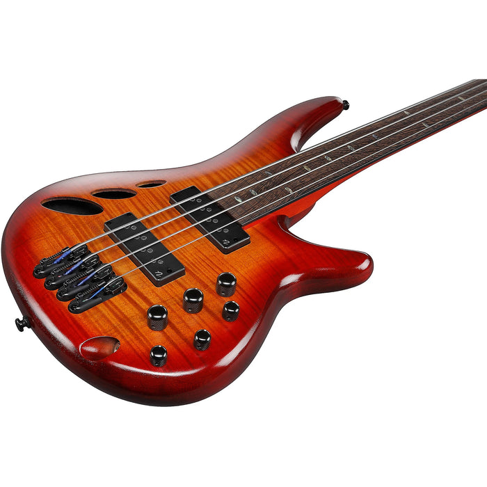 SRD900F 4-String Solidbody Bass Guitar, Right, Brown Topaz Burst Low Gloss