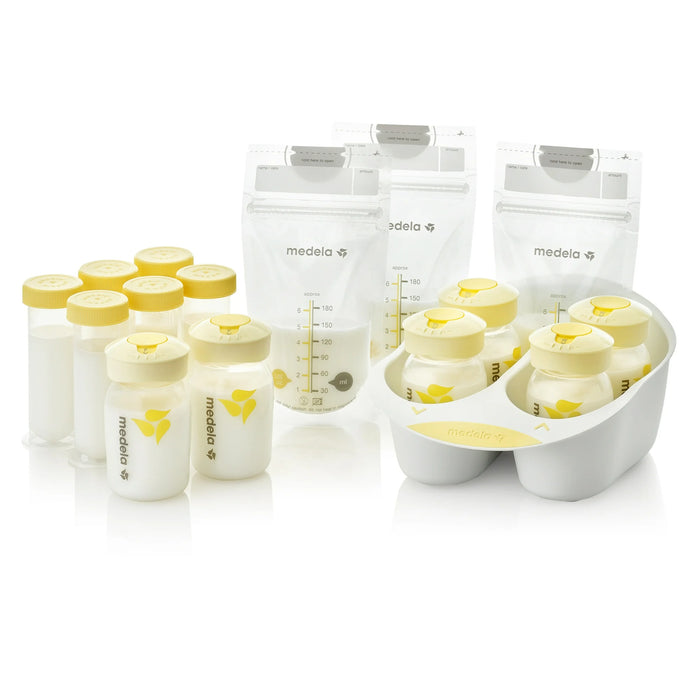 Medela Breast Milk Storage Solution Set | Store and Organize | BPA Free, 45 Pieces