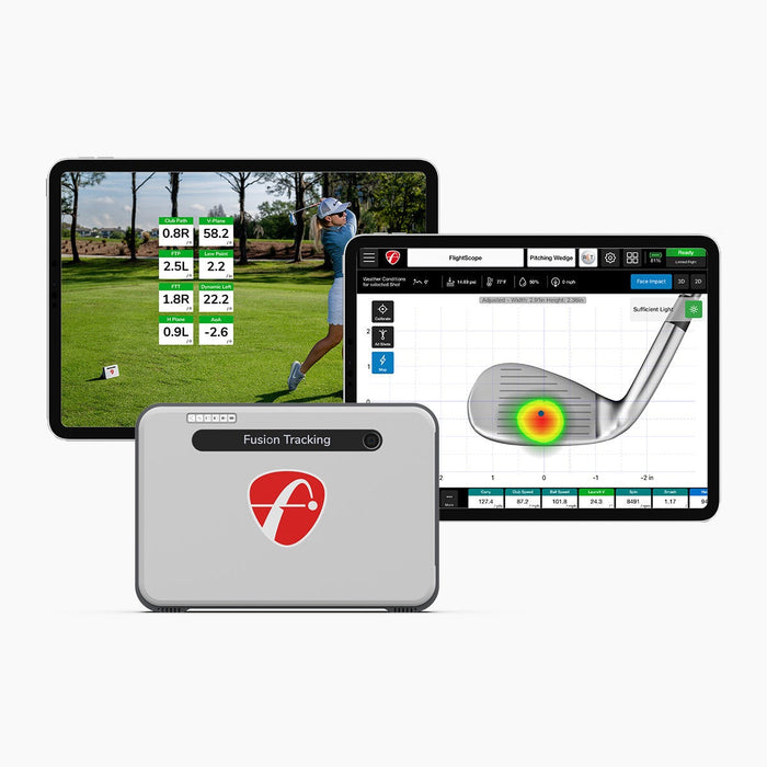 Mevo+ Golf Launch Monitor and Simulator with Pro Package and Face Impact Location