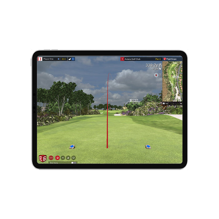 Mevo+ Golf Launch Monitor and Simulator with Pro Package and Face Impact Location