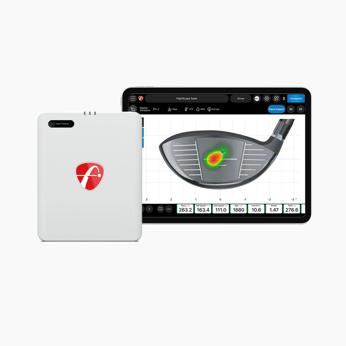 FlightScope Mevo Gen2 Golf Launch Monitor and Simulator with Face Impact