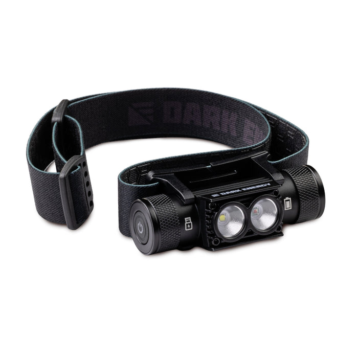 Dark Energy Oracle Rechargeable LED Headlamp with 4 Light Brightness Modes