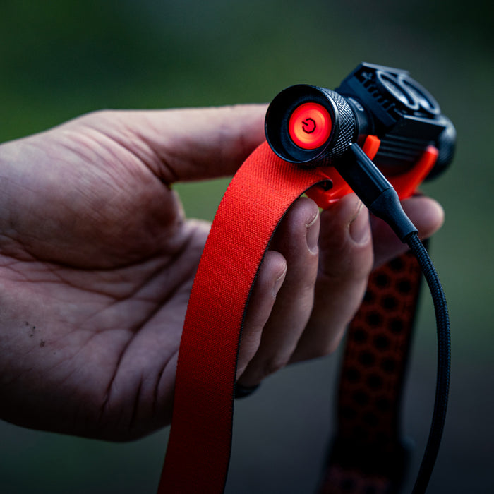 Dark Energy Oracle Rechargeable LED Headlamp with 4 Light Brightness Modes