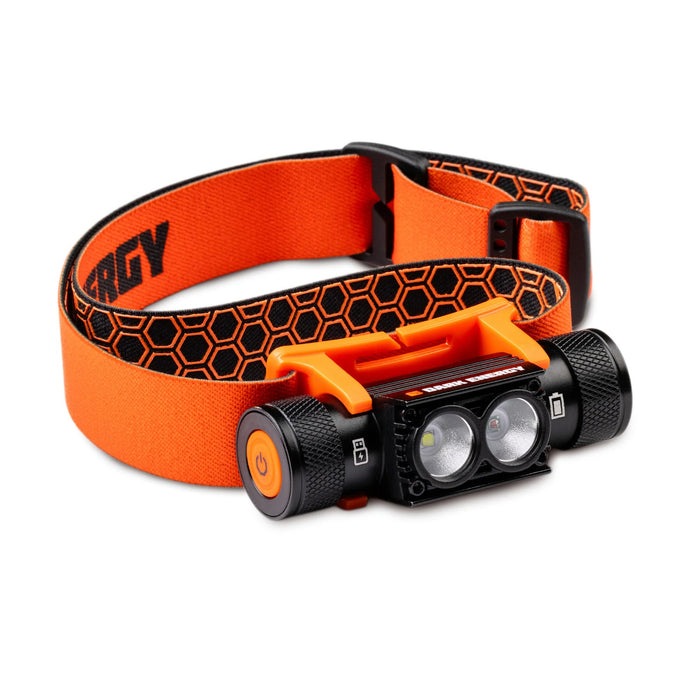 Dark Energy Oracle Rechargeable LED Headlamp with 4 Light Brightness Modes