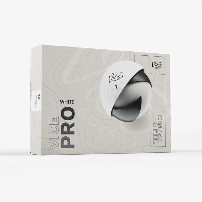 Vice Pro Golf Balls | Suits Medium Swing Speeds with Greenside Spin, 12 Pack