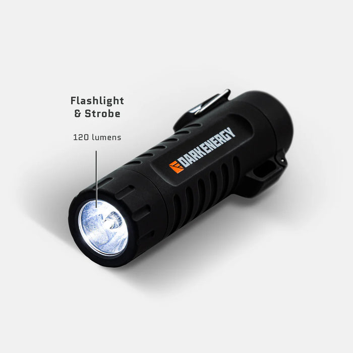 Dark Energy Plasma Lighter with Dual Arch Plasma Emitter | Built-in Flashlight & Waterproof