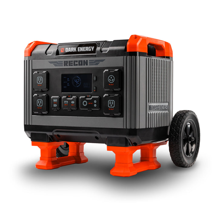 Dark Energy Recon 2000 Portable Power Station with 2016Wh LifePO4 for Off-Grid