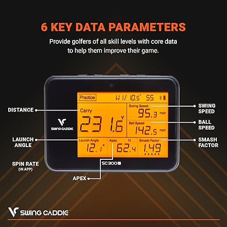 Voice Caddie Swing Caddie SC300i Portable Golf Launch Monitor