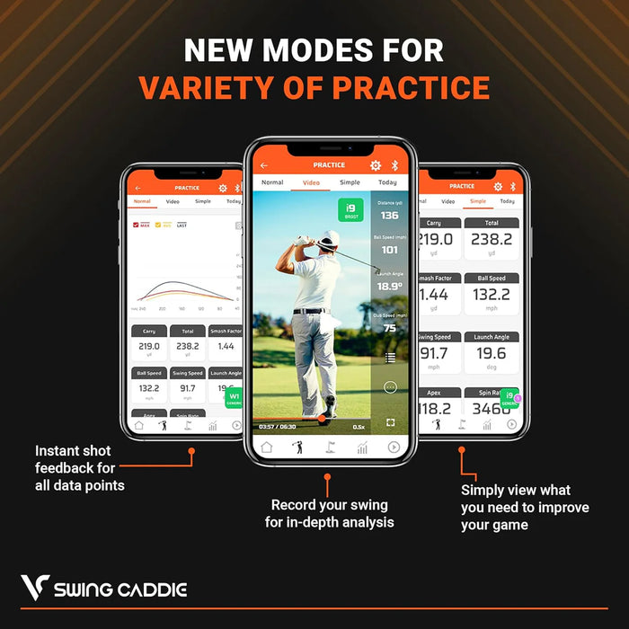 Voice Caddie Swing Caddie SC300i Portable Golf Launch Monitor