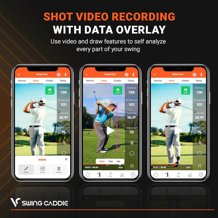 Voice Caddie Swing Caddie SC300i Portable Golf Launch Monitor