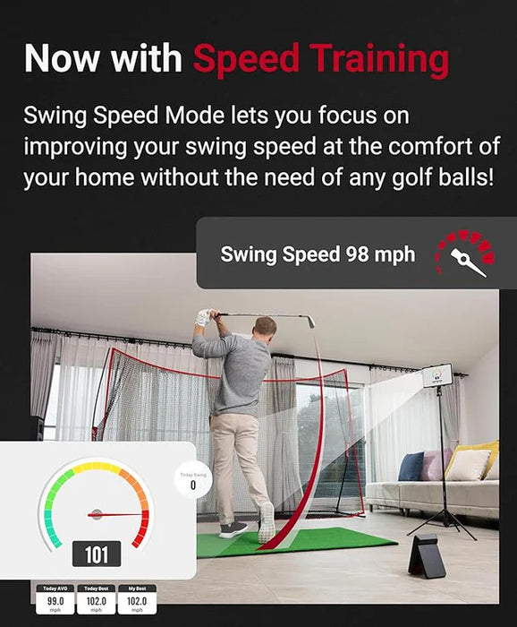 Voice Caddie SC4 PRO Golf Launch Monitor and 3D Driving Range Simulator