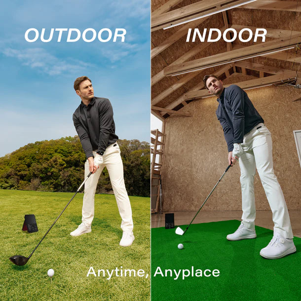 Voice Caddie SC4 PRO Golf Launch Monitor and 3D Driving Range Simulator