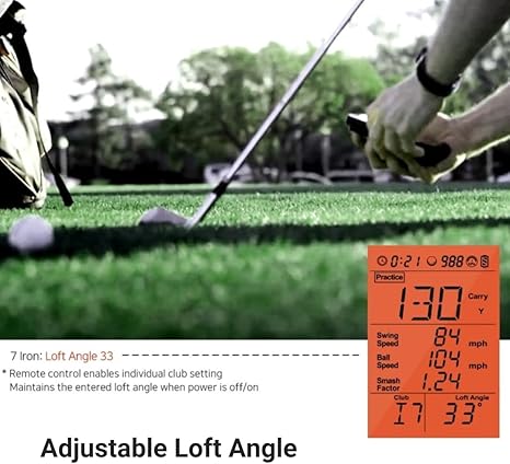 Voice Caddie SC200 Plus Portable Golf Launch Monitor and Swing Analyzer