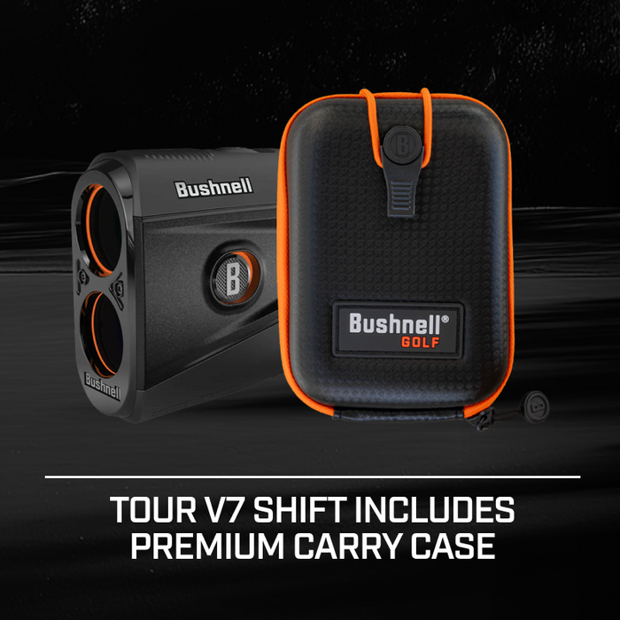 Bushnell Golf Tour V7 Shift Patriot Pack Laser Golf Rangefinder with Slope Technology