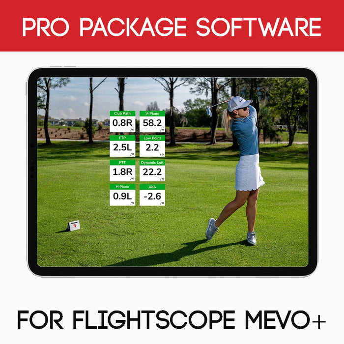 Pro Package Software for FlightScope Mevo+