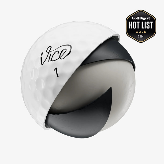 Vice Pro Golf Balls | Suits Medium Swing Speeds with Greenside Spin, 12 Pack