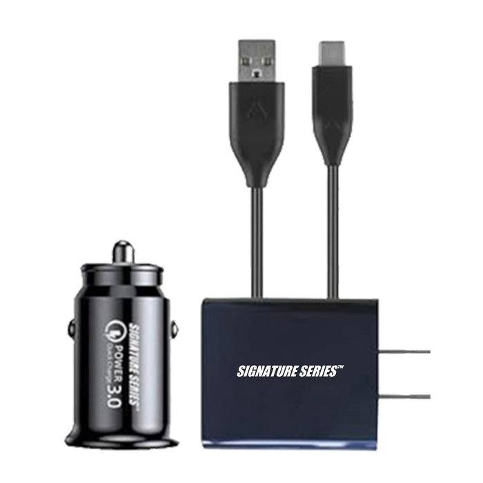 Signature Series Wall and Car Plug Adapter Kit