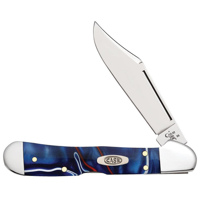 Patriotic Kirinite Mini CopperLock Folding Pocket Knife with Tru-Sharp Steel