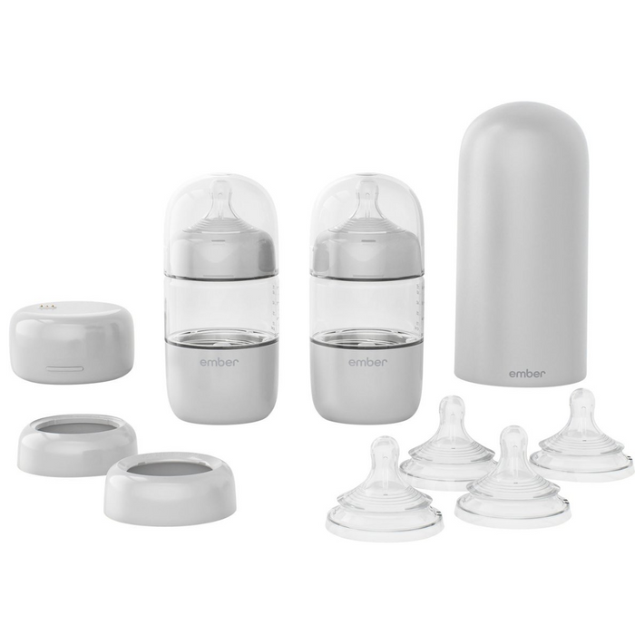 Self-Warming Baby Bottle System with Bluetooth and BPA-Free Materials