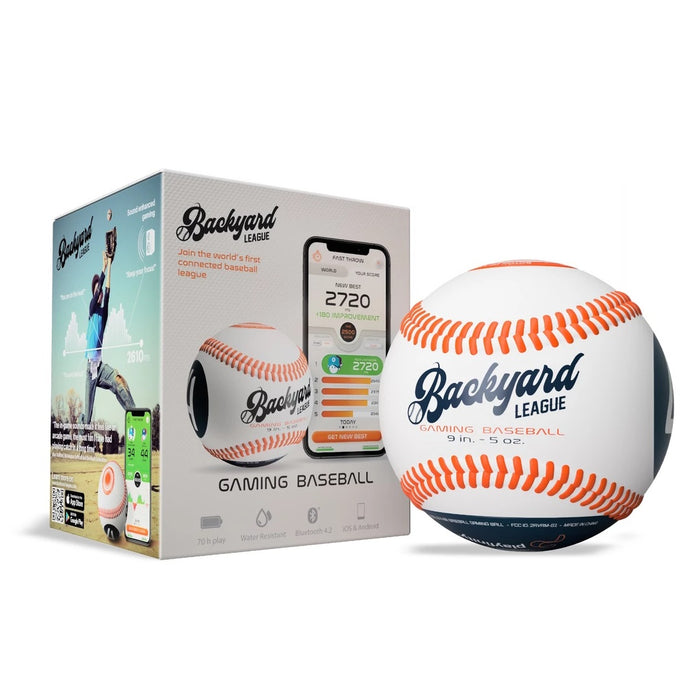 Backyard League Gaming Baseball for Kids | Real Baseball with Sensors and App