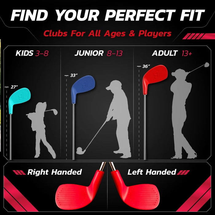 BUCKETGOLF Golf Club - Backyard Outdoor Golf Club with Oversize Club Head for All Ages