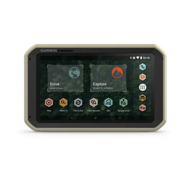 Overlander 7" Rugged Multipurpose Off-Grid Navigator with Color Touchscreen