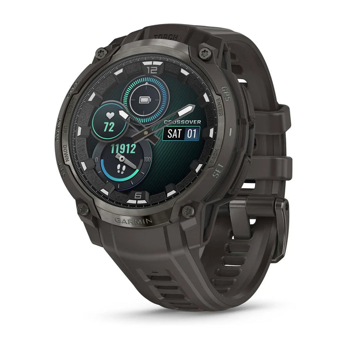 Garmin Instinct Crossover Series Rugged GPS Smartwatch with RevoDrive Technology