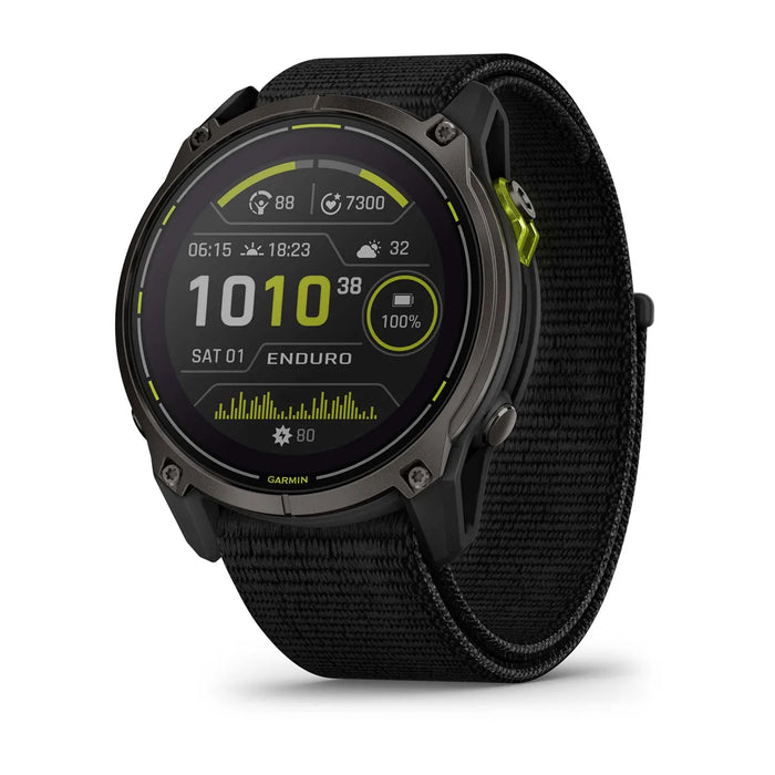 Enduro 3 51MM Ultraperformance GPS Smartwatch with Built-in LED Light and Solar Charging