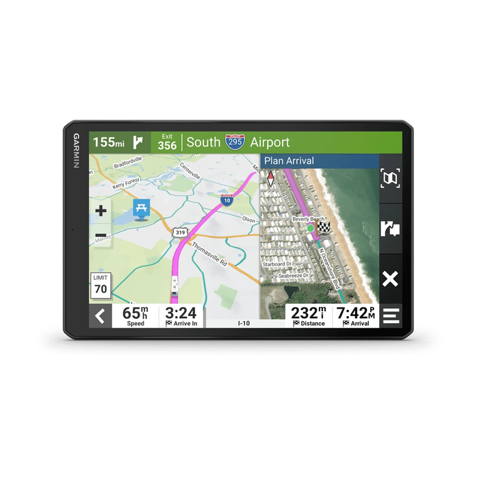 RV 1095 GPS Navigator with 10" Easy to Read Display and Custom RV Routing