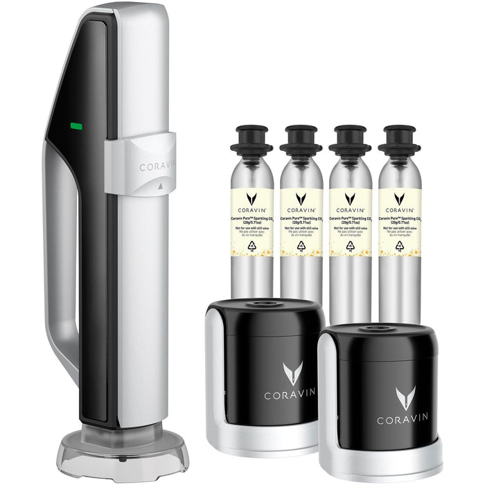 Coravin - Sparkling Wine Preservation System - Black/Silver