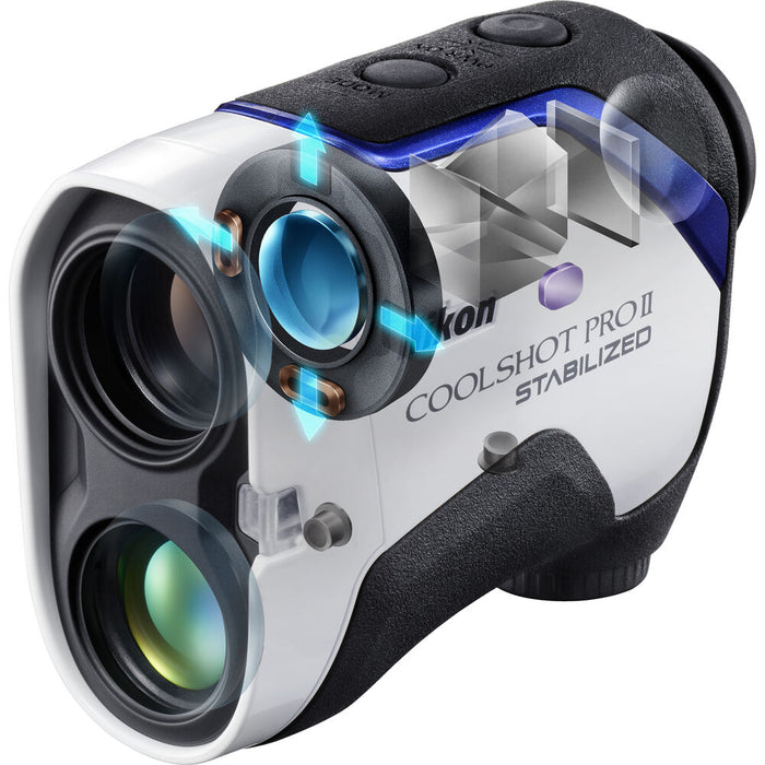 Nikon COOLSHOT PRO II Stabilized Golf Rangefinder with HYPER READ Technology