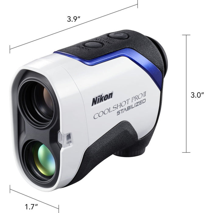 Nikon COOLSHOT PRO II Stabilized Golf Rangefinder with HYPER READ Technology