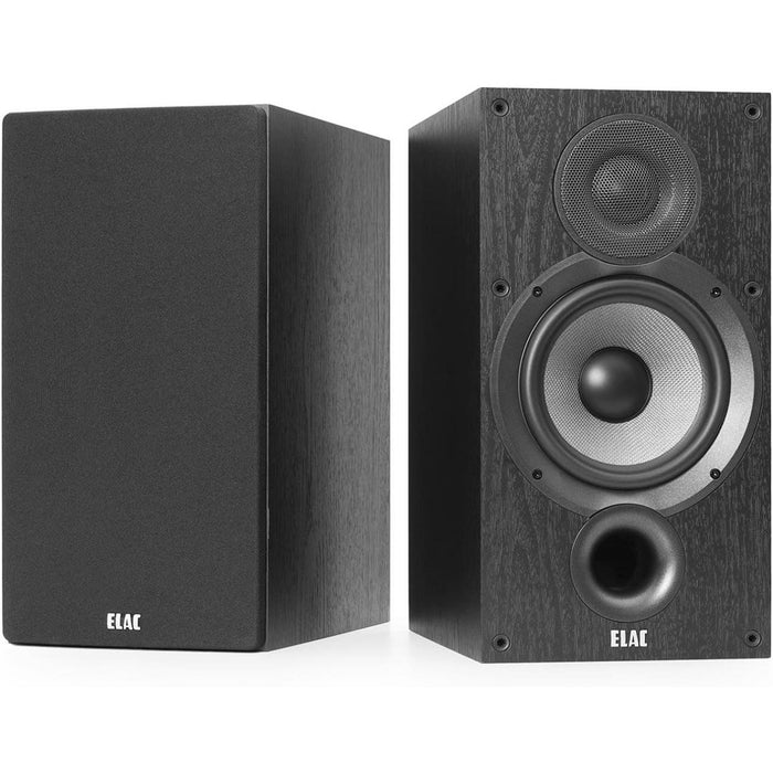 Debut 2.0 6.5" Bookshelf Speakers with MDF Cabinets for Home Theater Systems