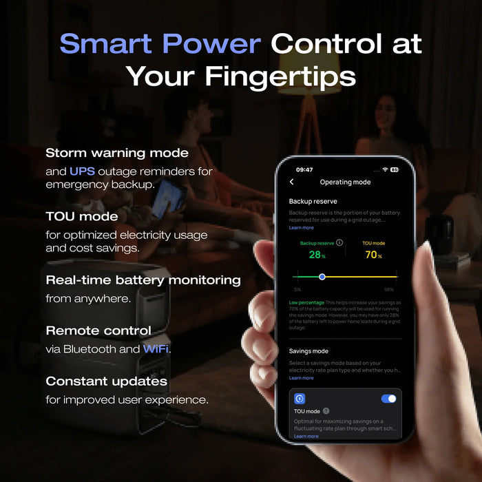 EcoFlow DELTA 3 Plus Portable Power Station with X-Stream Technology