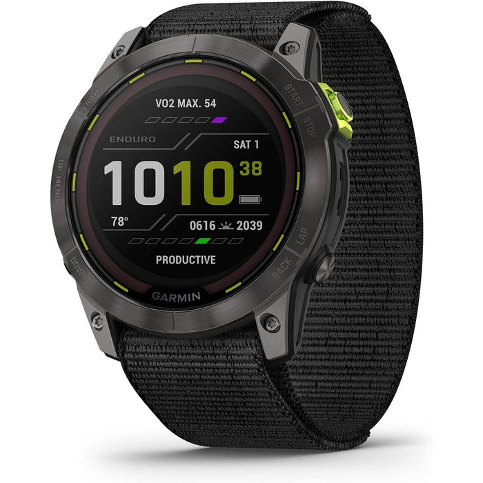 Enduro 2 Ultra-Performance Multisport GPS Smartwatch with Solar Charging