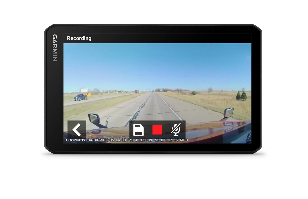 dezlCam OTR710 7" GPS Truck Navigator with Built-in Dash Cam & Custom Routing